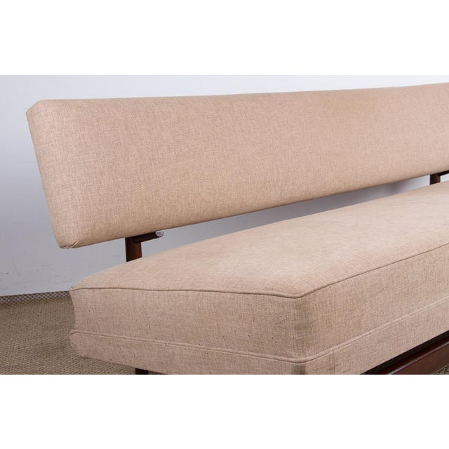 Large Scandinavian Daybed in Teak and New Fabric, 1960s For Sale - Image 10 of 18