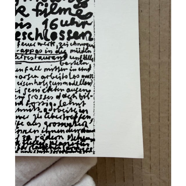 1990s Bernhard Luginbühl, Kestnergesellschaft Hannover, C. 1990, Vintage Exhibition Poster For Sale - Image 5 of 11