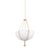 Hudson Valley Lighting Amberley 20 in. 1 Light Pendant in Vintage Gold Leaf Finish For Sale