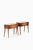Wood Beech and Rosewood Bedside Tables by Rimbert Sandholt, 1960s, Set of 2 For Sale - Image 7 of 12