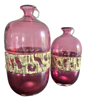 Vintage Vases by Angelo Brotto for Esperia, 1970, Set of 2