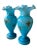 French Late 19th Century French Blue Vases - a Pair For Sale - Image 3 of 7