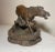 Large Rare Antique Running Horse Ashtray Armor Bronze Clad Statue Sculpture Dish For Sale - Image 15 of 16