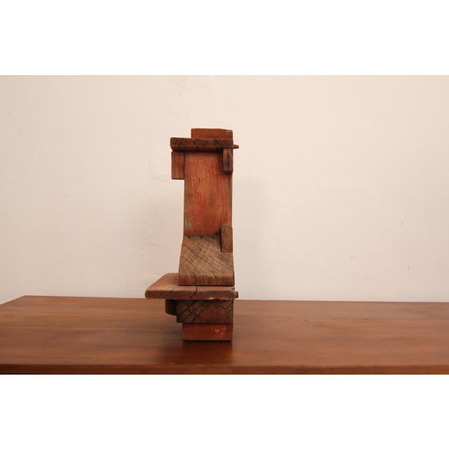 Early 20th Century Wooden Casting Pattern Object with Original Patina For Sale - Image 14 of 16