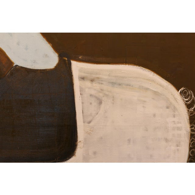2020s Large Contemporary Horse Painting. Man on Horseback - Marcus Aurelius 200 X 180 Cm For Sale - Image 5 of 14