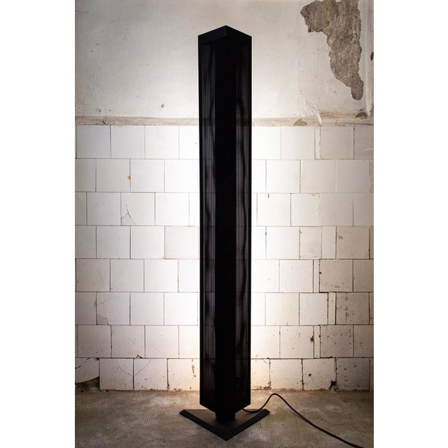 Postmodern Three-Light Metal Floor Lamp for Status Italia, 1990s For Sale - Image 3 of 9