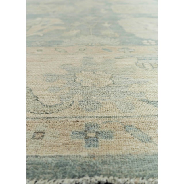 Contemporary Oushak Rug 8'10" x 11'7" For Sale - Image 3 of 4