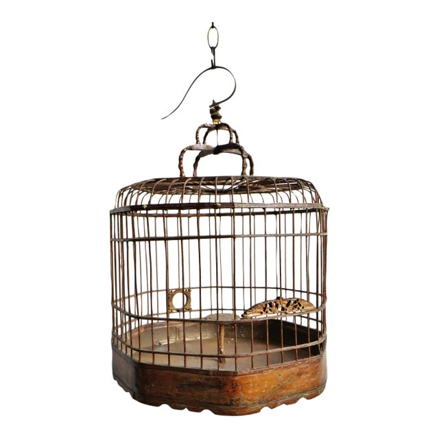 Vintage Chinese Bird Cage For Sale
