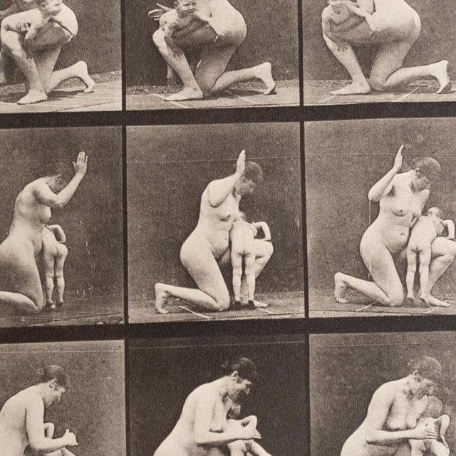 Eadweard Muybridge, Black and White Women in Motion Study, 1982, Photograph, Framed For Sale - Image 4 of 10