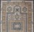 Measures: 3'5 x 5'8 Vintage Turkish Medallion Oushak Rug in Blue, Mocha, and Taupe. Country of Origin: Turkey; Type:...