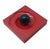 Mid-Century Modern Red Spyros Ashtray by Eleonora Peduzzi Riva for Artemide, Italy, 1969 For Sale - Image 3 of 9