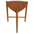 Scandinavian Modern Wood Side Table with Triangular Top, 1960s - 2 Available For Sale - Image 9 of 18