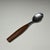 For your consideration, a vintage Dansk Fjord pattern serving spoon, designed by Jens Quistgaard with a signature teak...