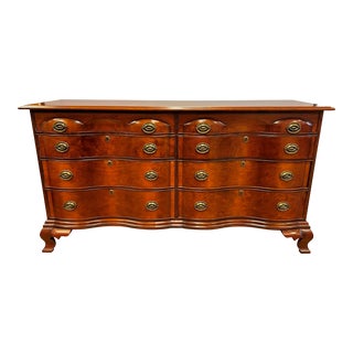 Federalist Mahogany Double Dresser Chest For Sale