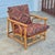 1960s Ficks Reed Style Pagoda Rattan Bamboo Lounge Chair Tapestry Covered Cushions For Sale - Image 12 of 12