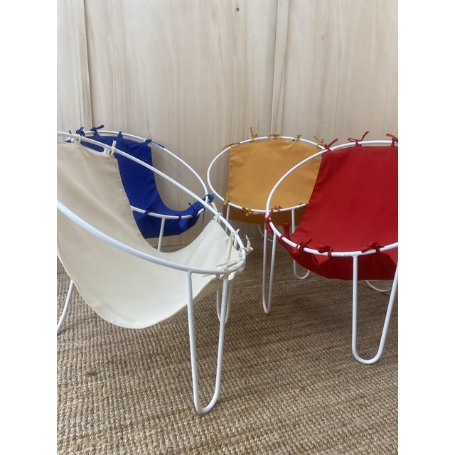 Vintage French Outdoor Armchairs, 1950s, Set of 4 For Sale - Image 12 of 15