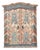 Rustic Farmhouse Folk Art Painted Bridal Cabinet, 1784 For Sale