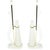 Experience the elegance of mid-century modern design with this special pair of Italian glass table lamps from circa20c....