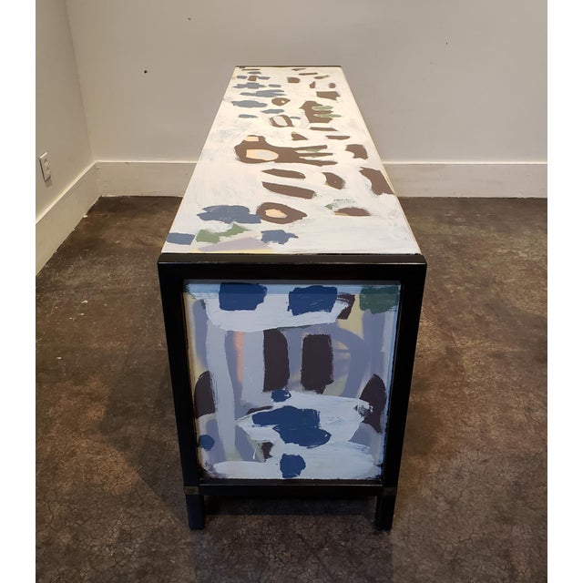2020s Hand Painted Art Furniture by Lionel Lamy For Sale - Image 5 of 10