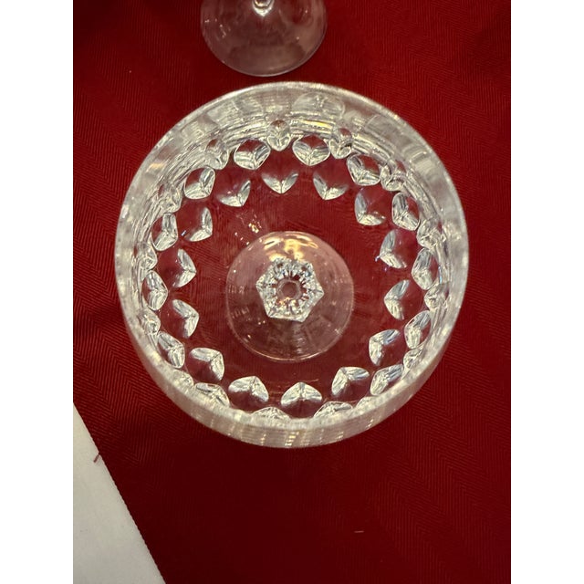 Mid 20th Century Mid 20th Century Set of Rogaska Crystal Brandy Snifter Glasses in the Gallia Pattern - Set of 8 For Sale - Image 5 of 5