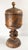 Modern Early 20th Century Folk Art Parquetry Turned Wood Centerpiece Chalice For Sale - Image 3 of 18
