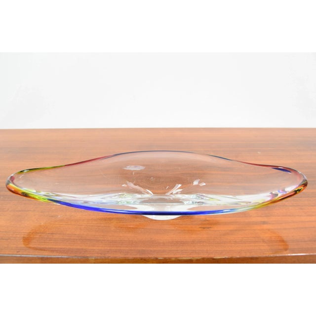 1960s Mid-Century Bohemia Glass Bowl, 1960´s For Sale - Image 5 of 10