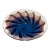 1988 Black Sheep Glass Studio Bowl Blown by Leslie Wilton For Sale