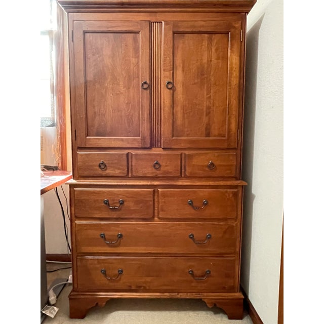 1990s Ethan Allen Country Crossings Door Chest For Sale - Image 13 of 13