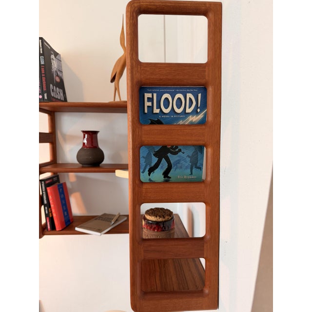 Dyrlund Danish Teak Corner Shelf from Dyrlund, 1960s For Sale - Image 4 of 13