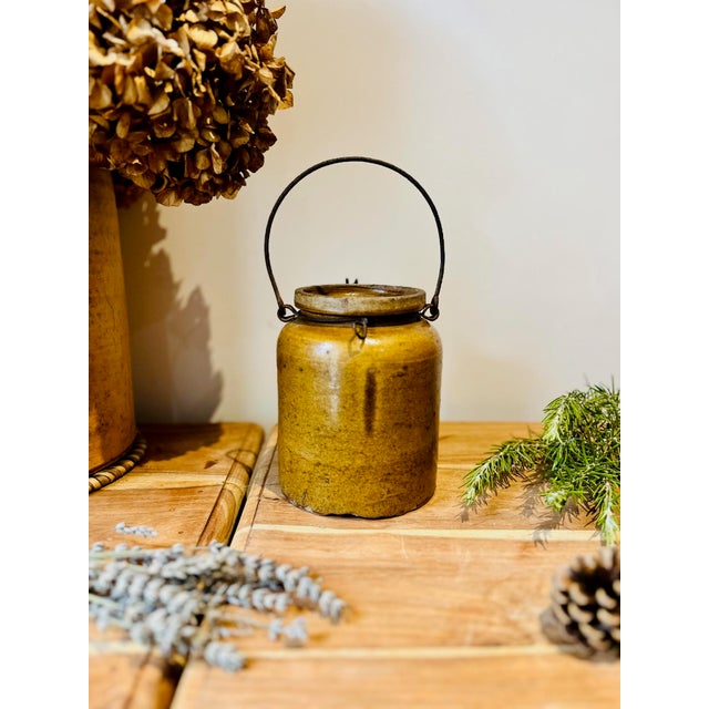 Parisian Cream Stoneware Delivery Pot, 19th Century For Sale - Image 6 of 6