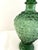Victorian Vintage Green Bubble Glass Decanter For Sale - Image 3 of 5
