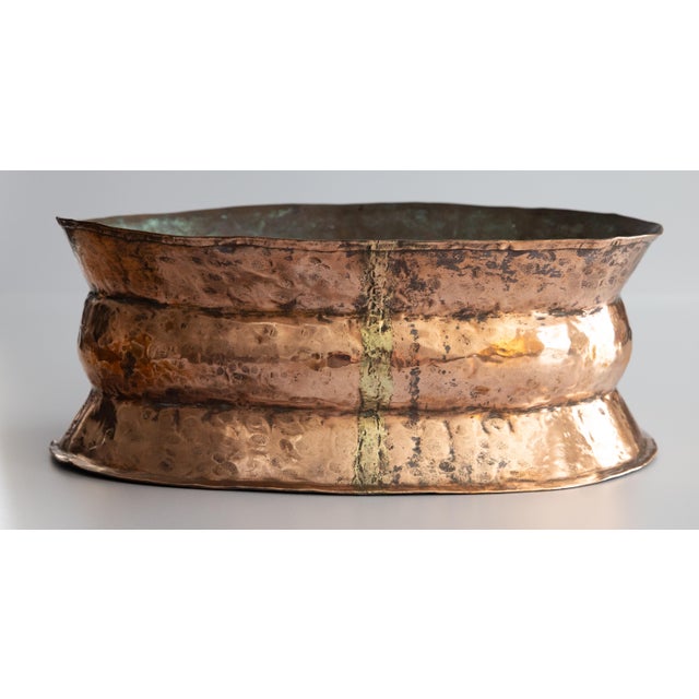 18th Century French Copper Wine Cooler Jardiniere For Sale - Image 4 of 9