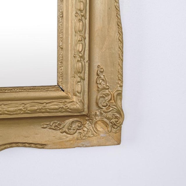 Antique Mirror with Gilded Frame, 1890s For Sale - Image 5 of 11
