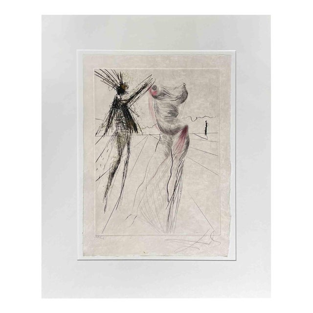 Salvador Dali, Le Buste, Etching, 1960s For Sale