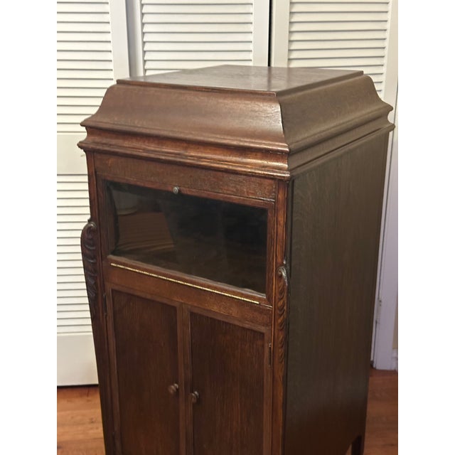 Victorian Antique Victrola Mini Bar For Sale - Image 3 of 18