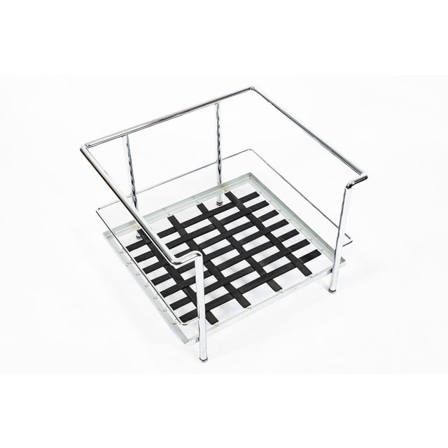 Authentic Cassina Lc2 Black Leather Petit Lounge Chair by Le Corbusier, 4x Avail For Sale - Image 13 of 15