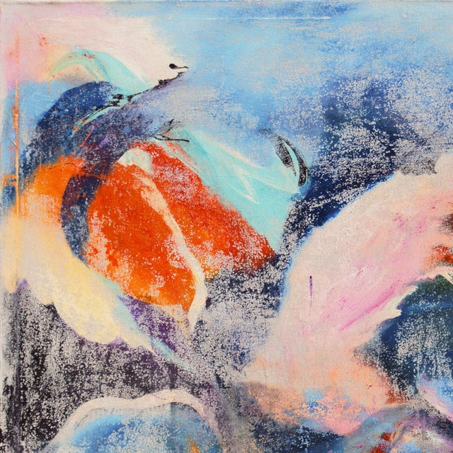 'Desert Ii' by Charmaine Girelli, Palm Springs, California Woman Artist, Large Proto-Organic Abstract For Sale - Image 4 of 7