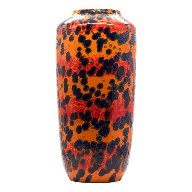 Model 517-45 Fat Lava Floor Vase from Scheurich Keramik, West Germany, 1970s For Sale