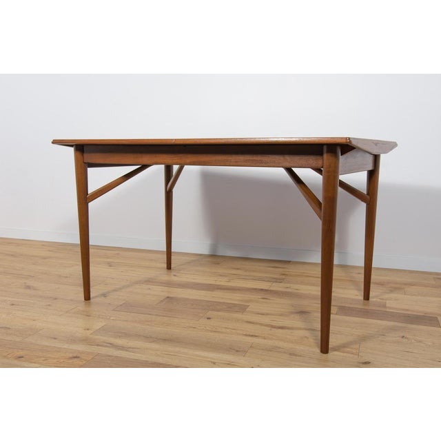 Mid-Century Teak Extendable Dining Table from Everest, 1960s For Sale - Image 4 of 18