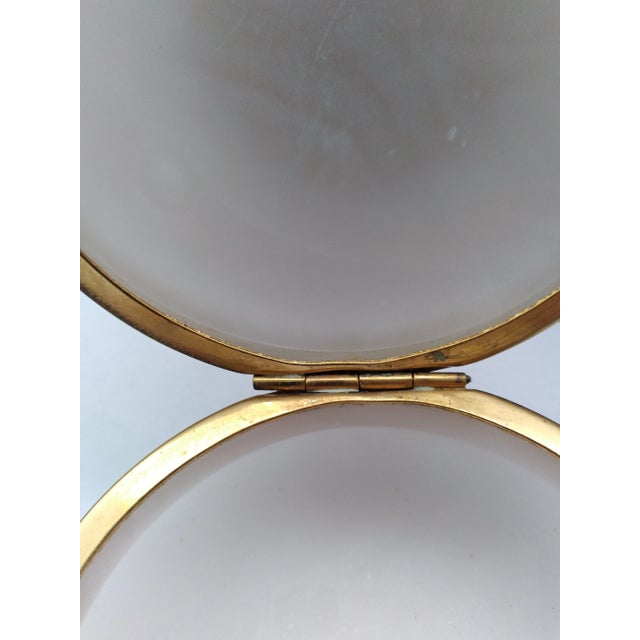 Mid-Century Modern "Vintage Alabaster Dresser/Trinket Box For Sale - Image 3 of 10