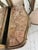 French Louis XV Style Giltwood Triptych Dressing Mirror Vanity With Marble Consoles and Matching Stool For Sale - Image 10 of 12