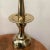 Mid 20th Century Japanese Solid Brass Open Base Candlesticks- a Pair For Sale - Image 9 of 13
