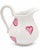 Mid 20th Century D. Porthault Paris Limoges Porcelain Coeurs Pink Hearts Creamer For Sale In Washington DC - Image 6 of 8