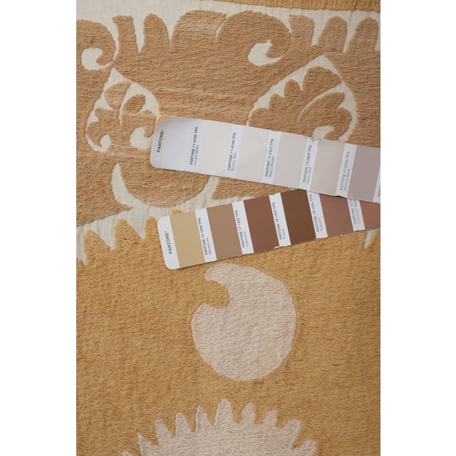 Hand Embroidery Uzbek Suzani Wall Hanging For Sale - Image 10 of 10