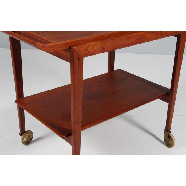 Vintage Tray Table by Peter Hvidt & Orla Mølgaard-Nielsen for France & Søn, 1960s For Sale - Image 4 of 9