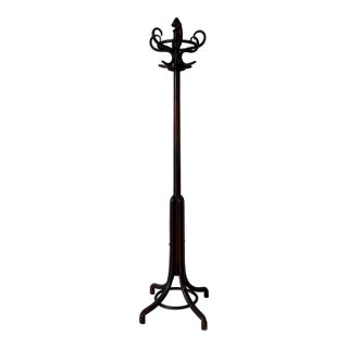 Antique Thonet-Style Bentwood Hall Tree Hat & Coat Stand For Sale