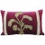 Antique Red & Silver Velvet Embroidery Applique Decorative Pillow For Sale - Image 10 of 10