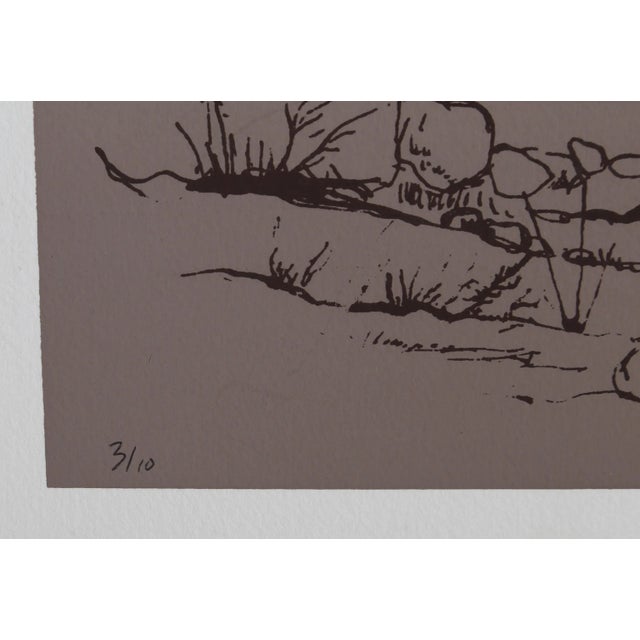 Filled with vibrant colors and quick brushtrokes, this print by Joseph Grippi highlights the variability of the artist in...