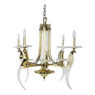 1980s "Birds of Paradise" Chandelier by Sergio Orozco For Sale