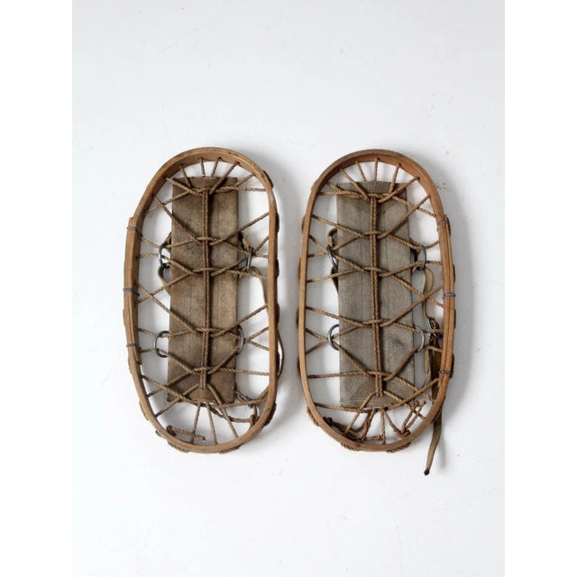 1940s Snowshoes Pair For Sale - Image 9 of 13